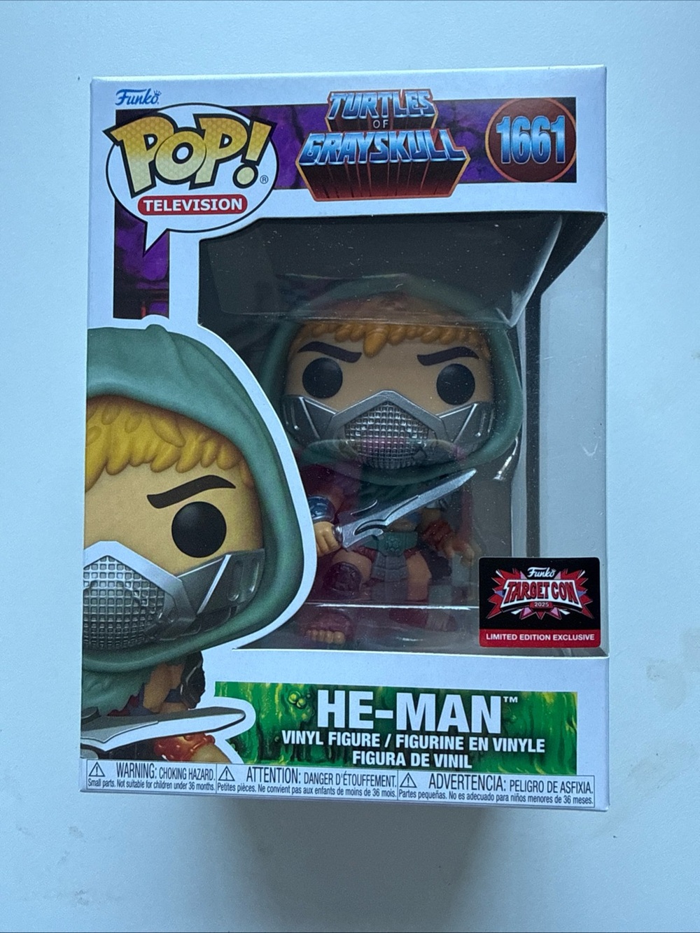 Funko Television He-Man Vinyl Figure - Green Hood (Limited Edition) NIB